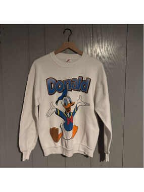 Vintage 90s Donald Duck Crewneck Sweatshirt